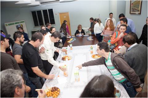 Palestra Comunicação Time 100%. Uma bela  e feliz noite!